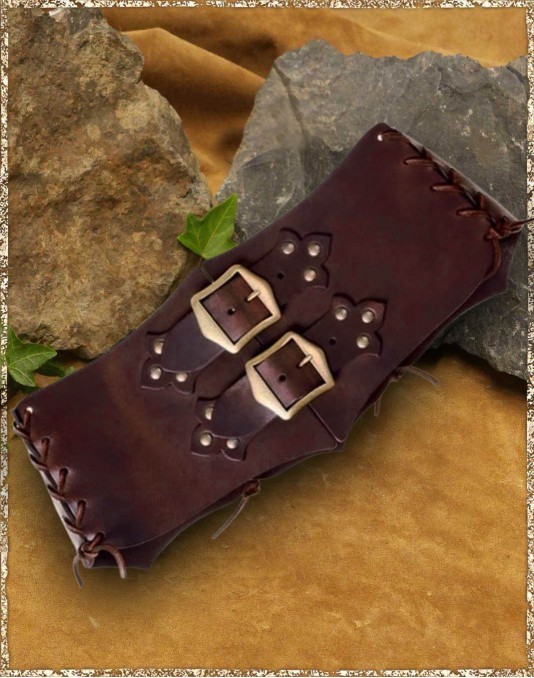 Miedergürtel Piratenbraut braun Taille 85-90 cm